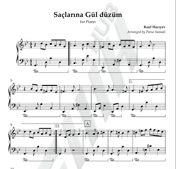  ساچلارینا گول دوزوم - Sachlarina Gul Duzum 