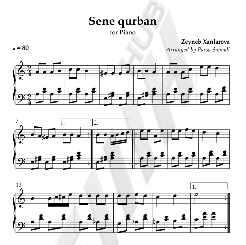  سنه قوربان - Sena Gurban 