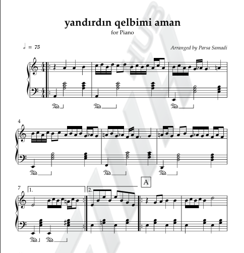 یاندیردین قلبیمی آمان - Yandirdin Galbimi Aman