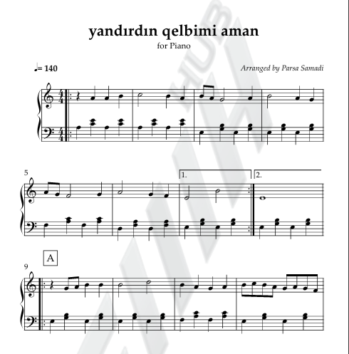 یاندیردین قلبیمی آمان - Yandirdin Galbimi Aman
